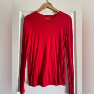 Banana Republic Bold Red Crew Neck Sweater